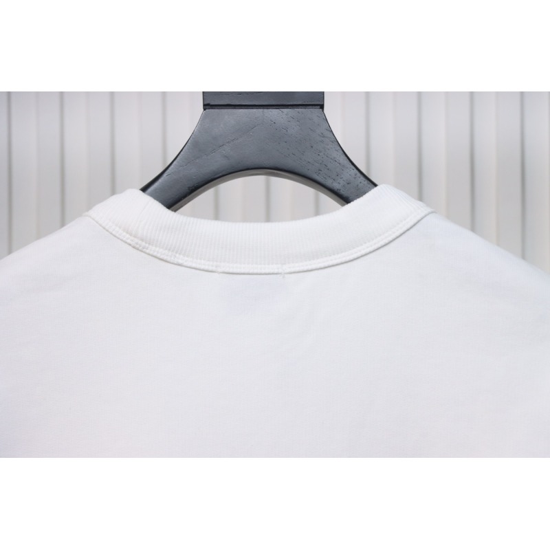 Burberry Embroidered EKD Cotton Sweatshirt White CK WR2602024014