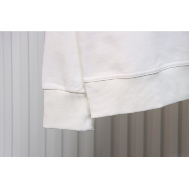 Burberry Embroidered EKD Cotton Sweatshirt White CK WR2602024014