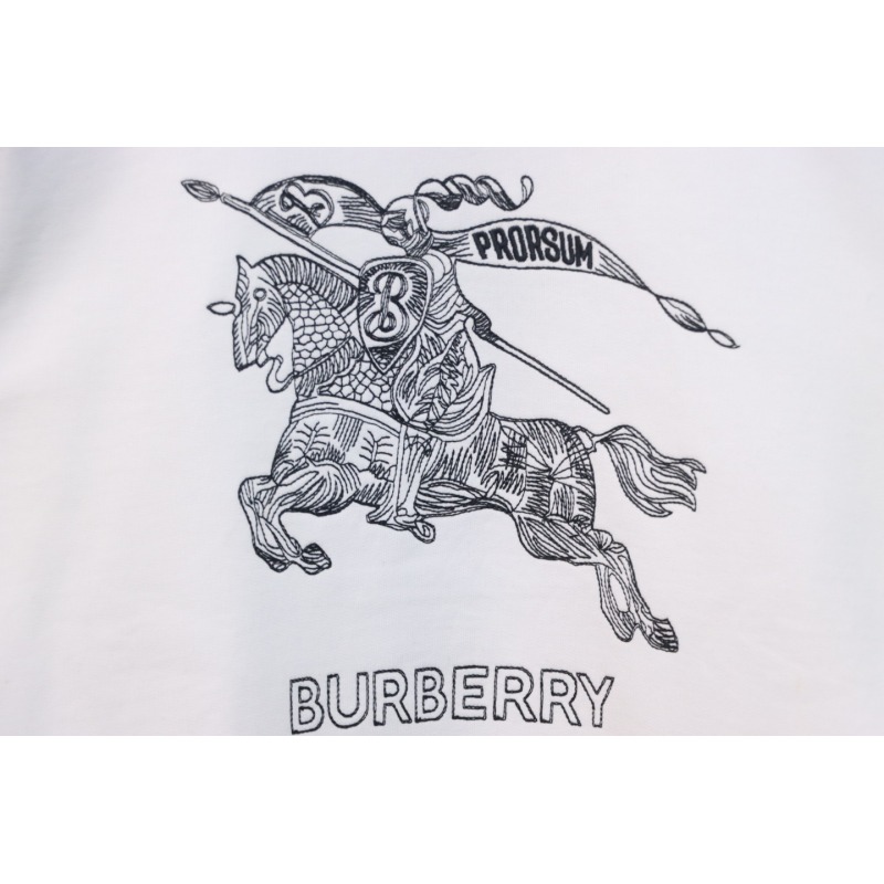 Burberry Embroidered EKD Cotton Sweatshirt White CK WR2602024014