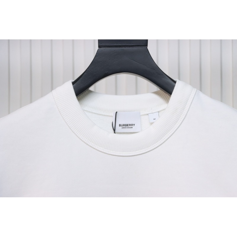 Burberry Embroidered EKD Cotton Sweatshirt White CK WR2602024014