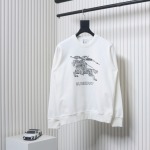 Burberry Embroidered EKD Cotton Sweatshirt White CK WR2602024014