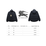 Burberry Embroidered Small Logo Stand Collar Hooded Down Jacket CK22Fw WR6202024050