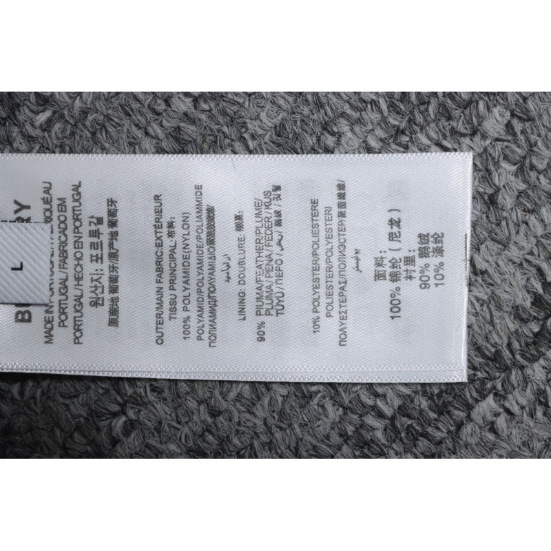 Burberry Embroidered Small Logo Stand Collar Hooded Down Jacket CK22Fw WR6202024050