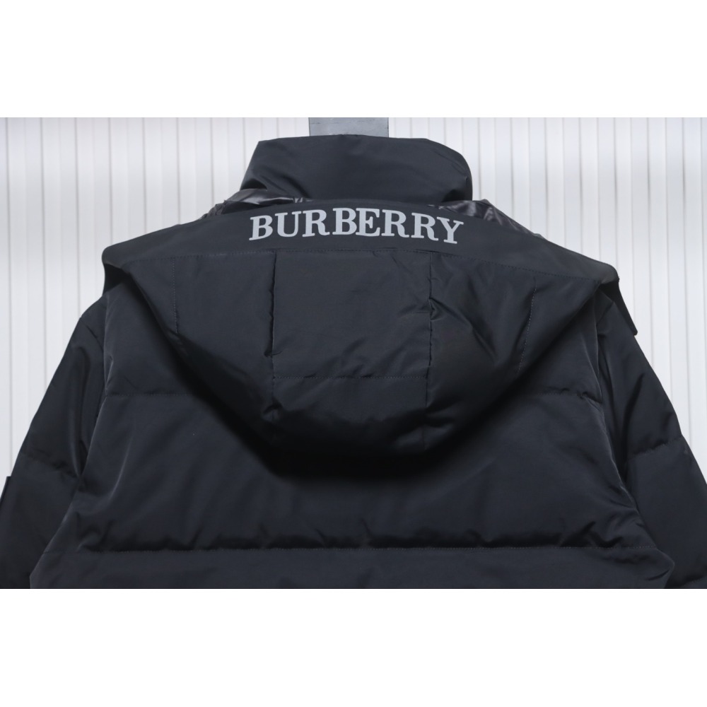 Burberry Embroidered Small Logo Stand Collar Hooded Down Jacket CK22Fw WR6202024050