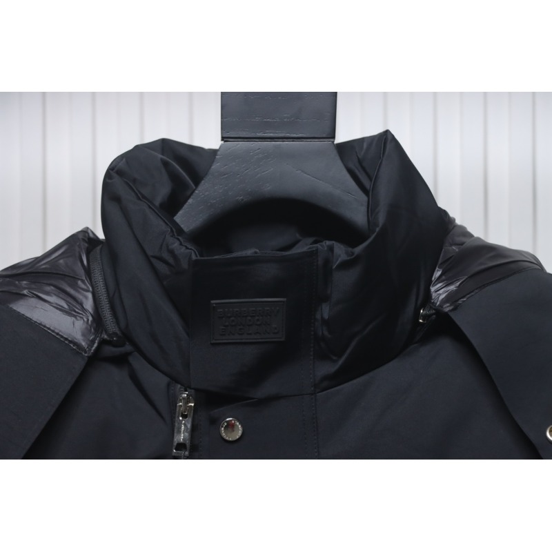 Burberry Embroidered Small Logo Stand Collar Hooded Down Jacket CK22Fw WR6202024050