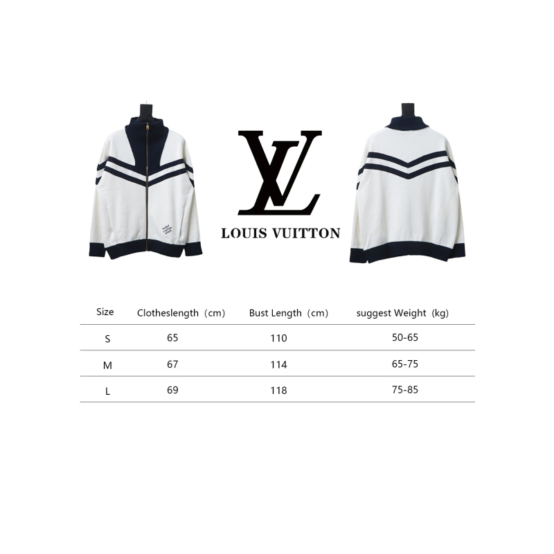 Louis Vuitton Knitted Cotton Sailor Blouson Jacket CK360 WN4102024029