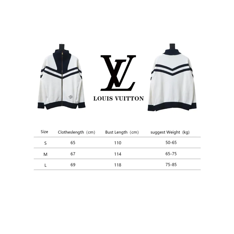 Louis Vuitton Knitted Cotton Sailor Blouson Jacket CK360 WN4102024029