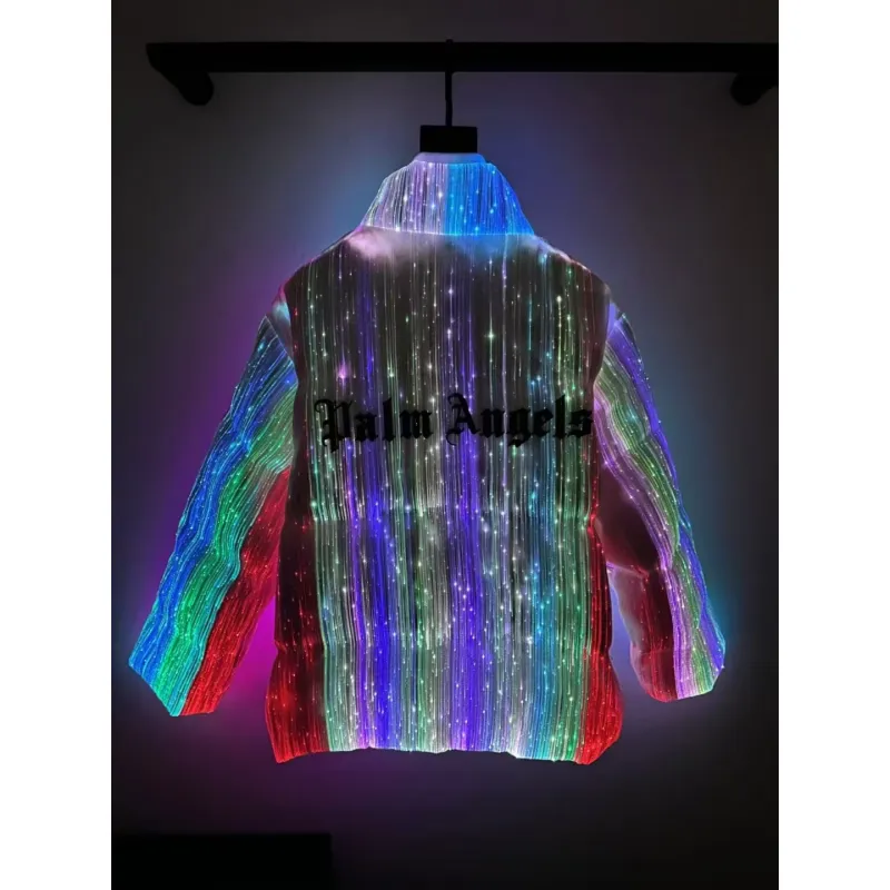 Moncler × Palm Angels  Moncler Maya 70 By Palm Angels Down Jacket Colorful Light YZ241128