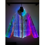 Moncler × Palm Angels  Moncler Maya 70 By Palm Angels Down Jacket Colorful Light YZ241128