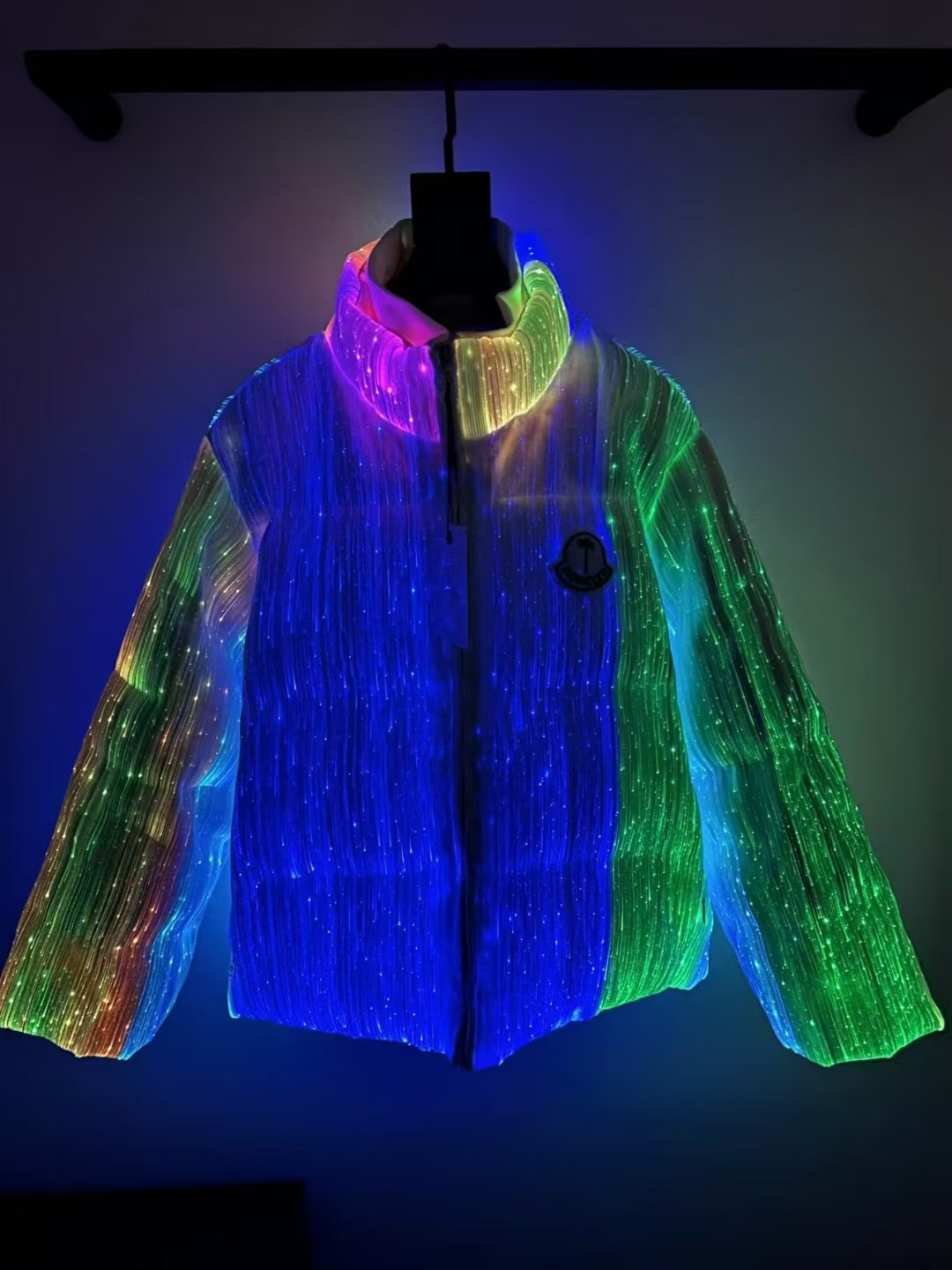 Moncler × Palm Angels  Moncler Maya 70 By Palm Angels Down Jacket Colorful Light YZ241128