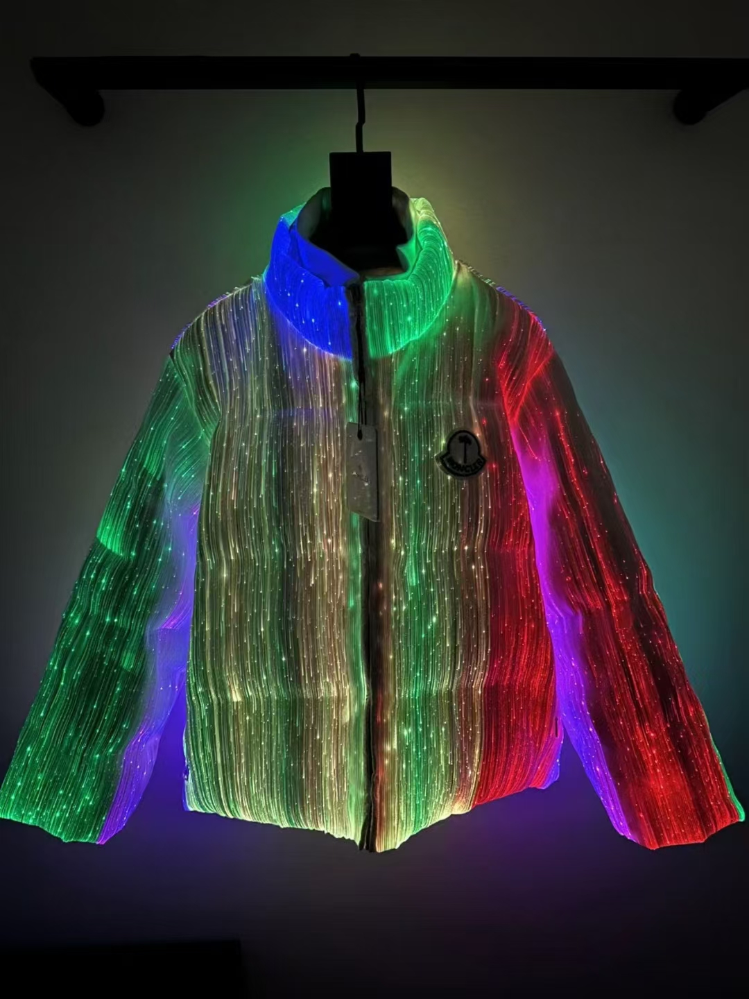 Moncler × Palm Angels  Moncler Maya 70 By Palm Angels Down Jacket Colorful Light YZ241128