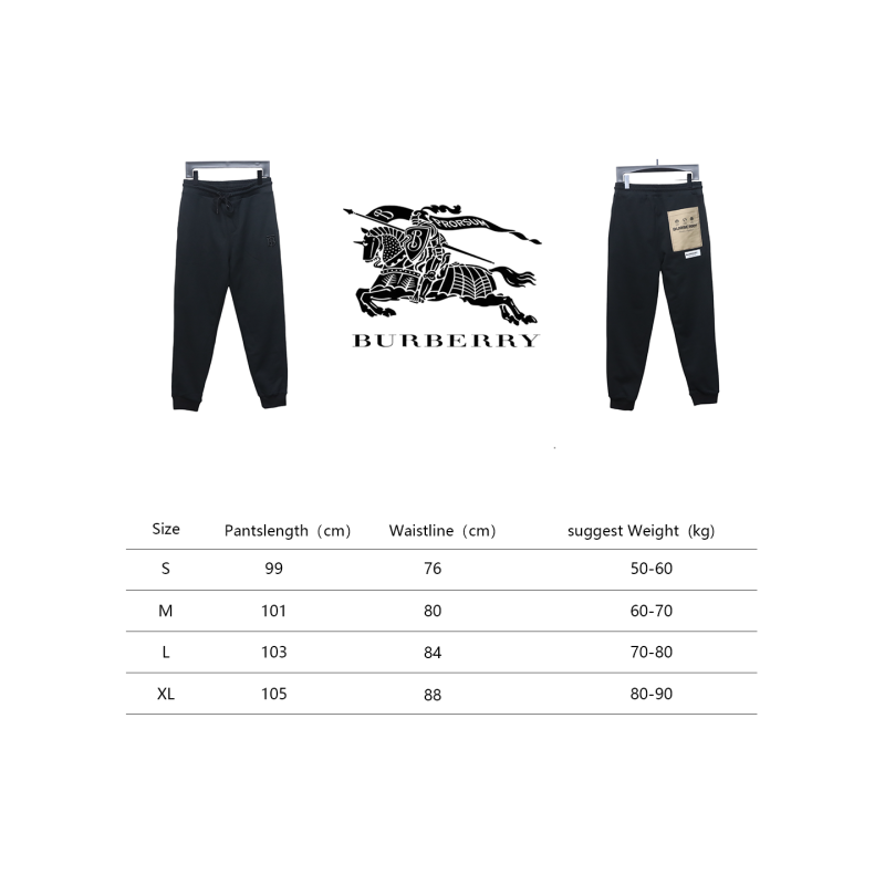 Burberry Casual Pant Black CK WX2802024016