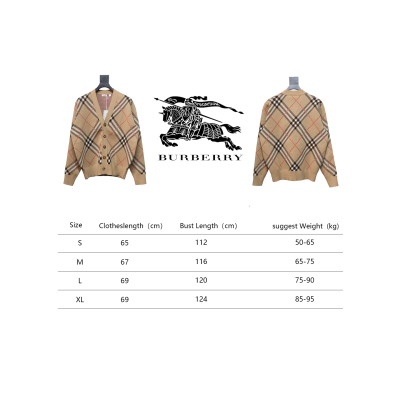 Burberry Check Wool Mohair Blend Cardigan CK WR3202024020 02