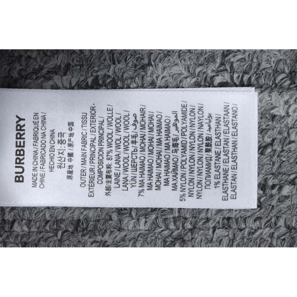 Burberry Check Wool Mohair Blend Cardigan CK WR3202024020