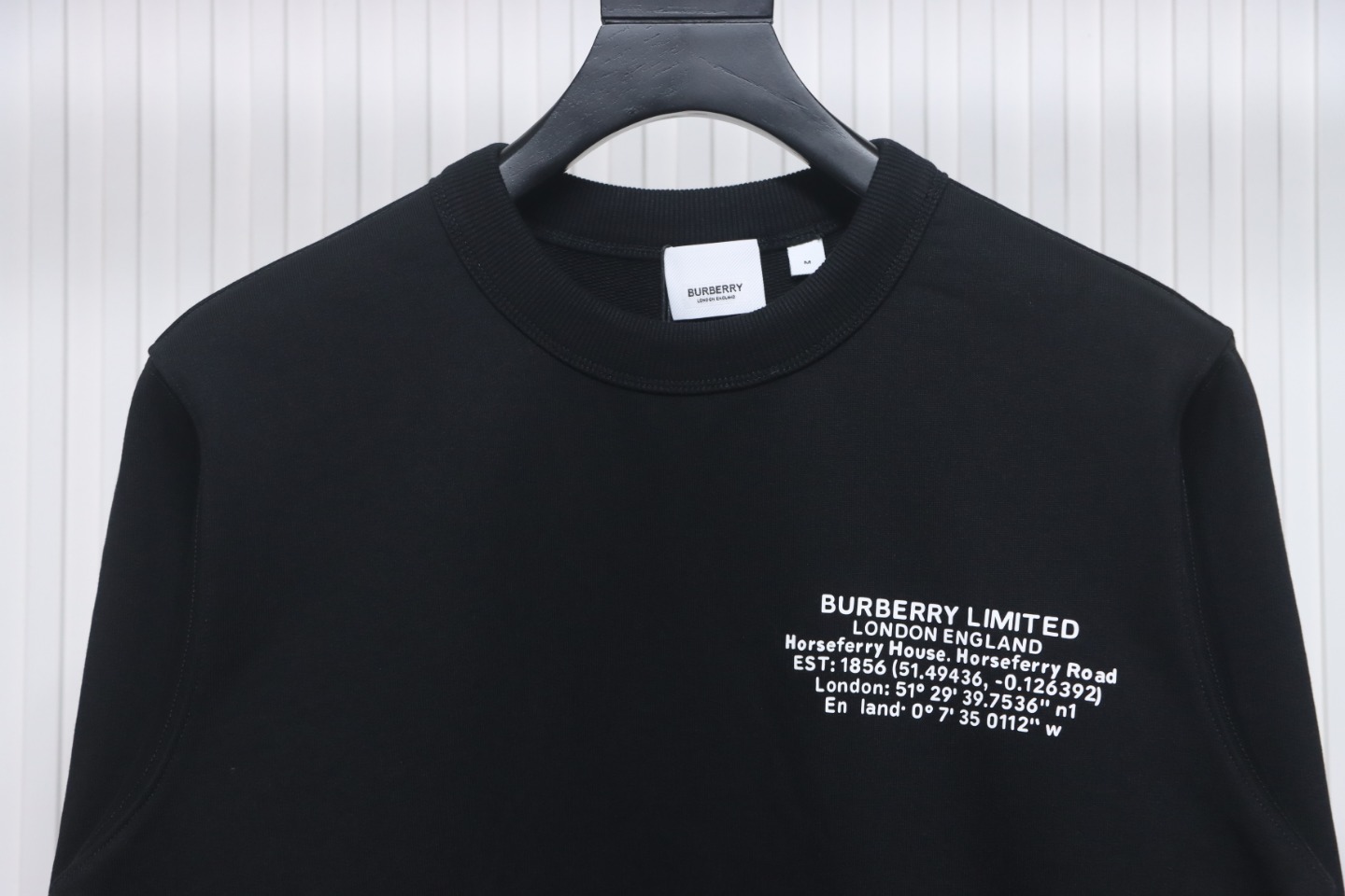 Burberry Coordinate Letter Printed Sweatshirt Black CK WR2402024012