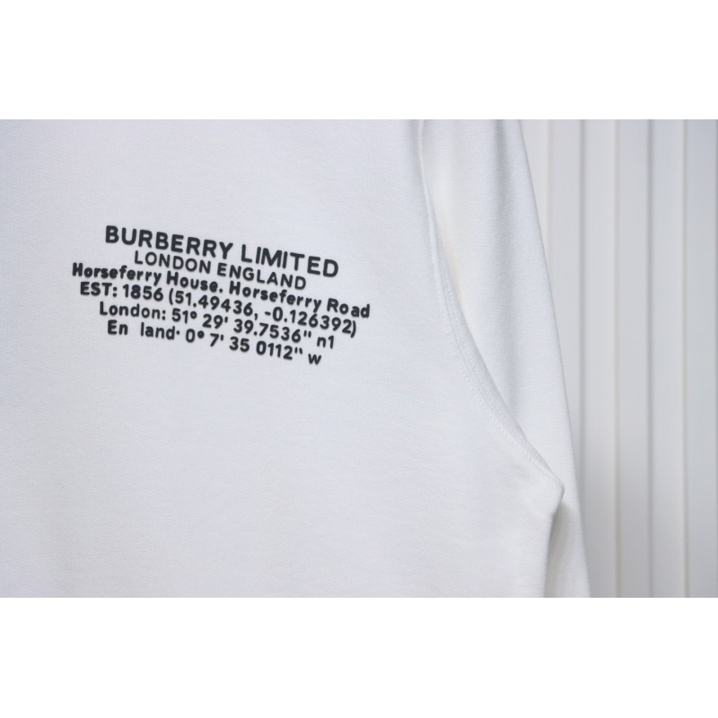 Burberry Coordinate Letter Printed Sweatshirt White CK WR2402024012