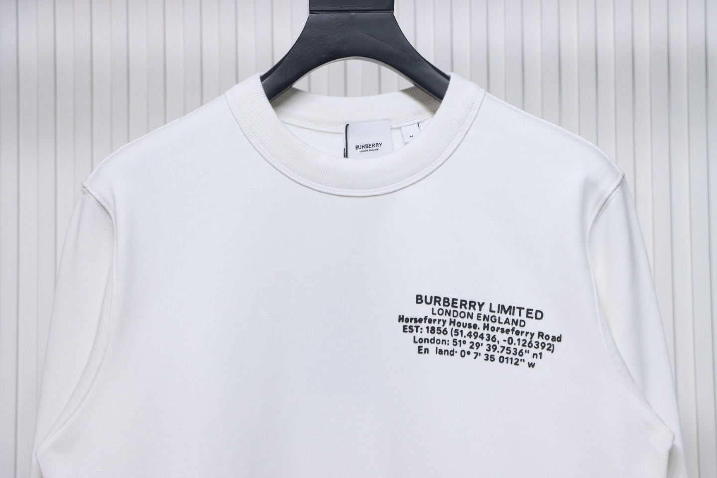 Burberry Coordinate Letter Printed Sweatshirt White CK WR2402024012