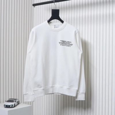 Burberry Coordinate Letter Printed Sweatshirt White CK WR2402024012 01