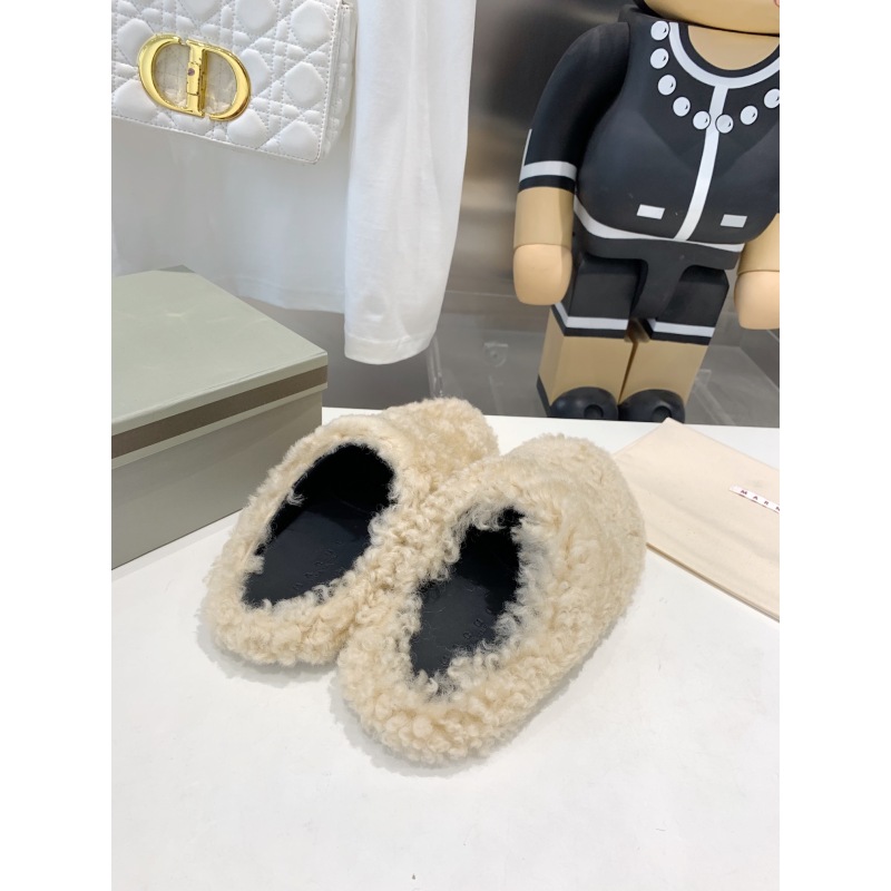 Marni Fussbett Sabot Slide Beige PB SBMS004601 LM071 00M24