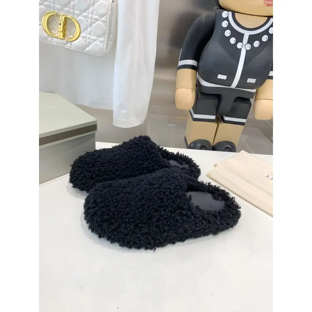 Marni Fussbett Sabot Slide Black PB SBMS004601 LM071 00M24