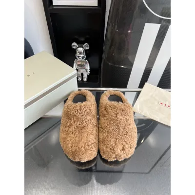 Marni Fussbett Sabot Slide Caramel PB SBMS004601 LM071 00M24 02
