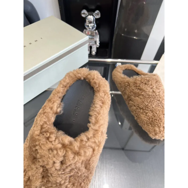 Marni Fussbett Sabot Slide Caramel PB SBMS004601 LM071 00M24