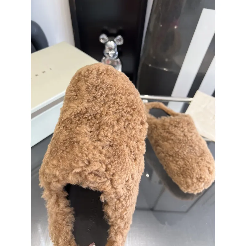 Marni Fussbett Sabot Slide Caramel PB SBMS004601 LM071 00M24