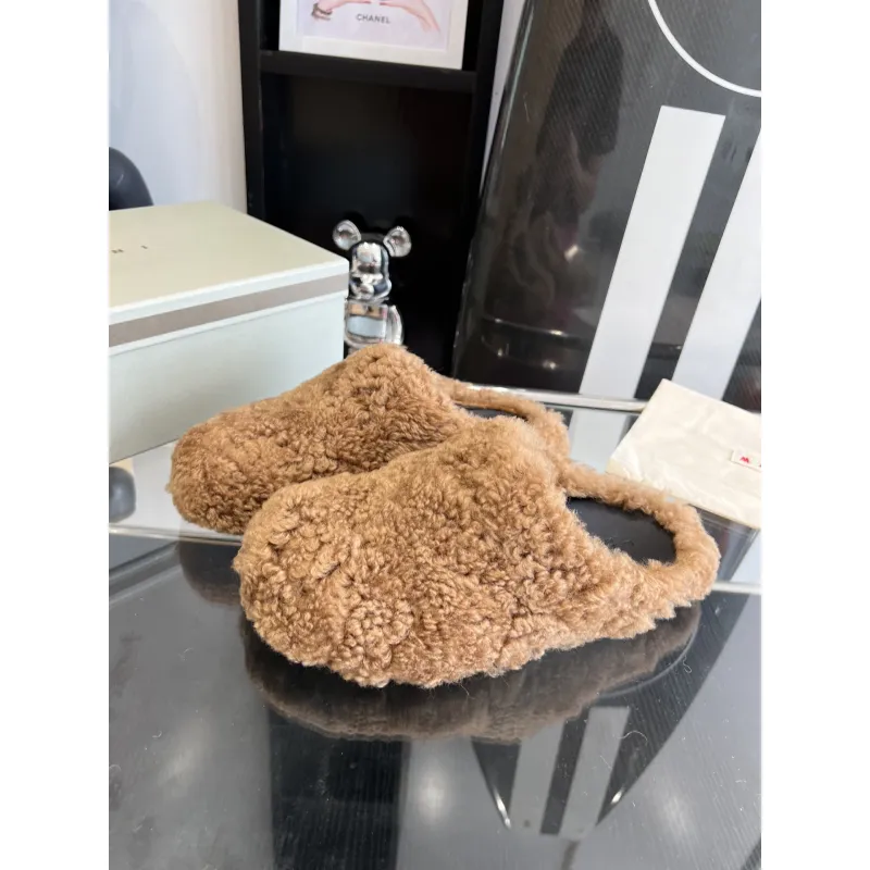Marni Fussbett Sabot Slide Caramel PB SBMS004601 LM071 00M24