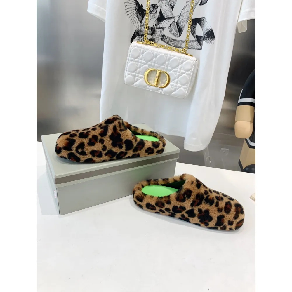 Marni Fussbett Sabot Slide Leopard PB SBMS004601 LM071 00M24