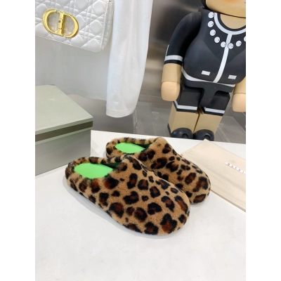 Marni Fussbett Sabot Slide Leopard PB SBMS004601 LM071 00M24 01