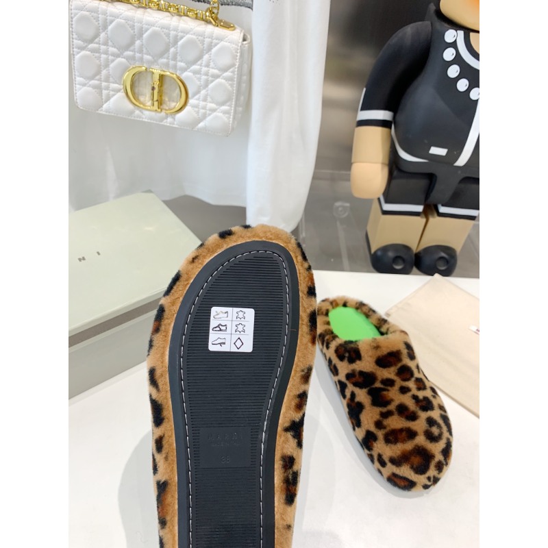 Marni Fussbett Sabot Slide Leopard PB SBMS004601 LM071 00M24