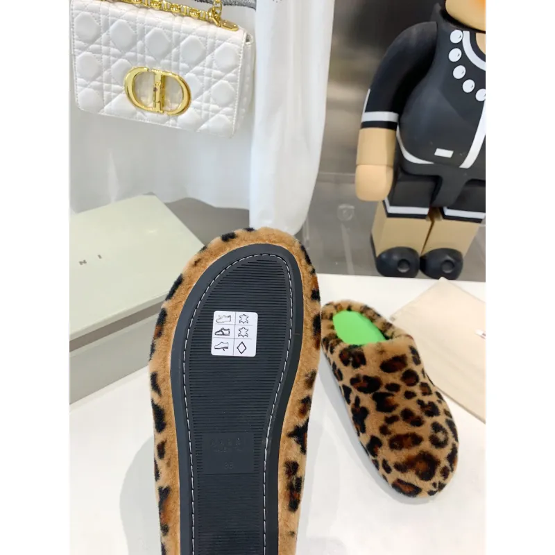 Marni Fussbett Sabot Slide Leopard PB SBMS004601 LM071 00M24