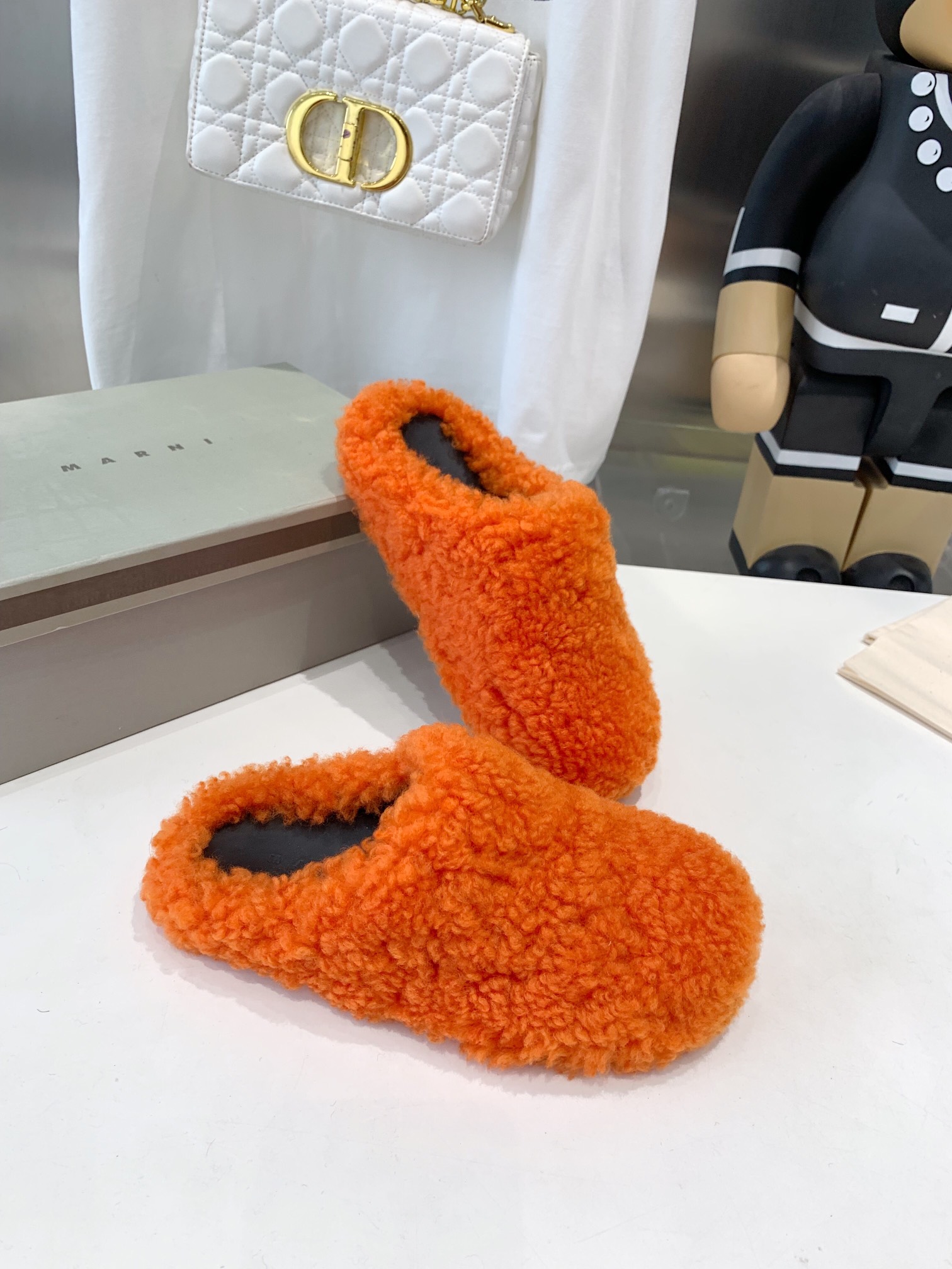 Marni Fussbett Sabot Slide Orange PB SBMS004601 LM071 00M24