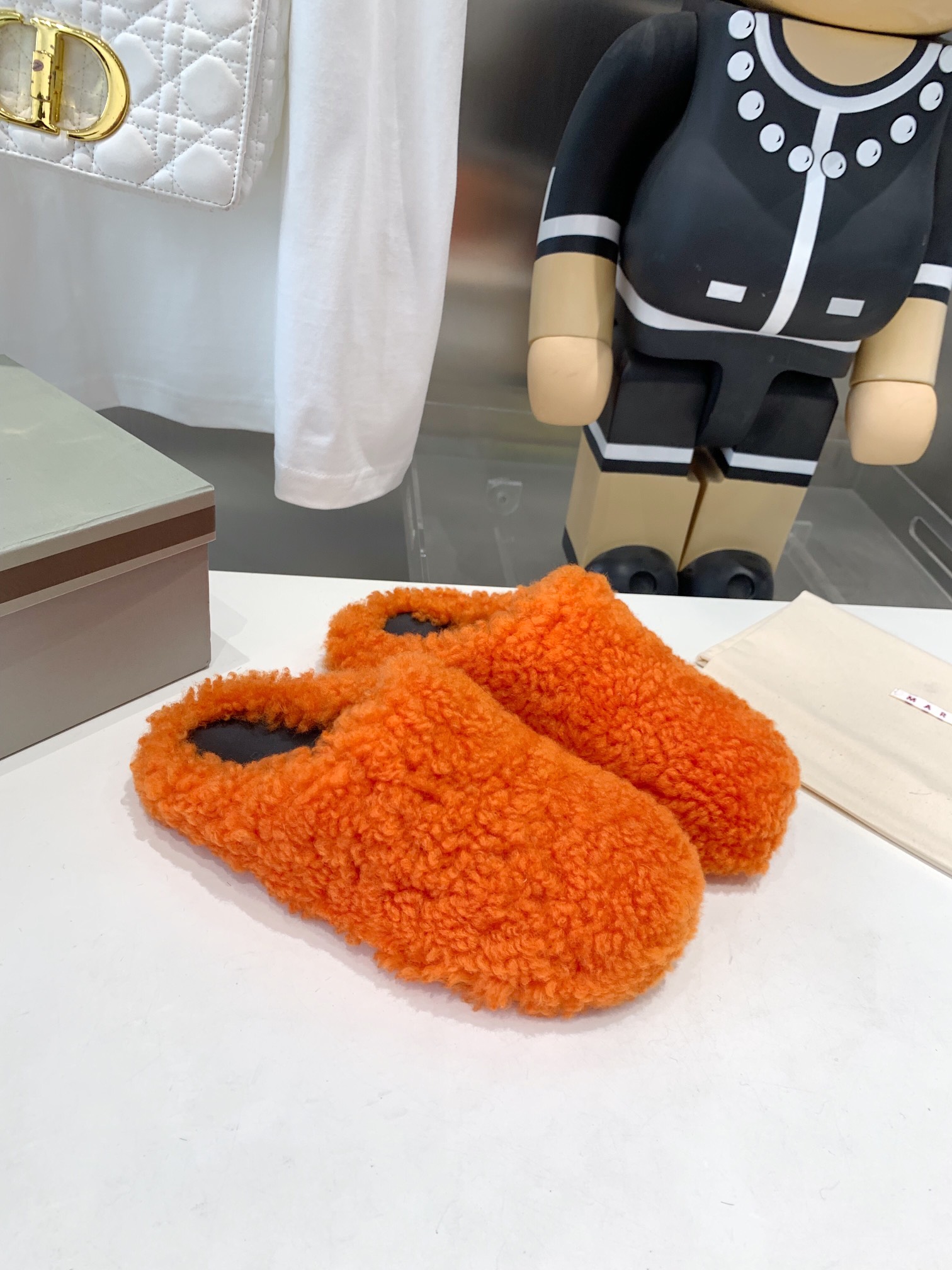 Marni Fussbett Sabot Slide Orange PB SBMS004601 LM071 00M24