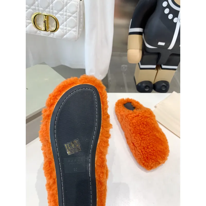 Marni Fussbett Sabot Slide Orange PB SBMS004601 LM071 00M24