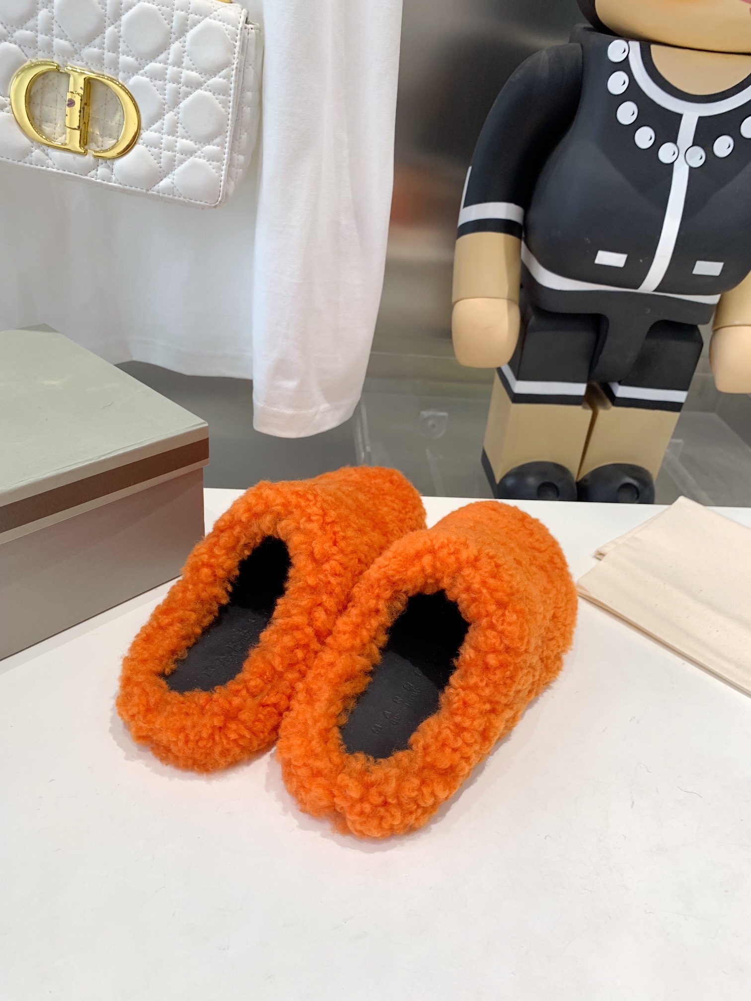 Marni Fussbett Sabot Slide Orange PB SBMS004601 LM071 00M24