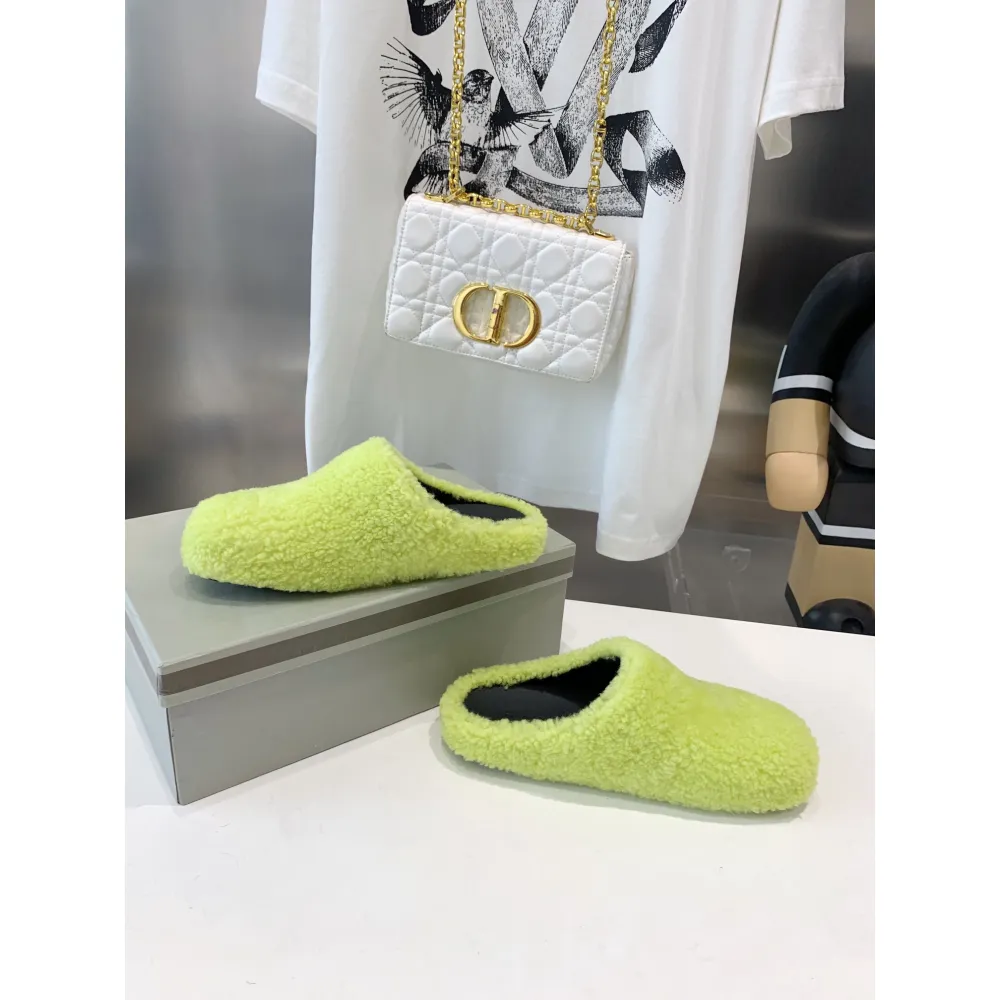 Marni Fussbett Sabot Slide Green PB SBMS004601 LM071 00M24
