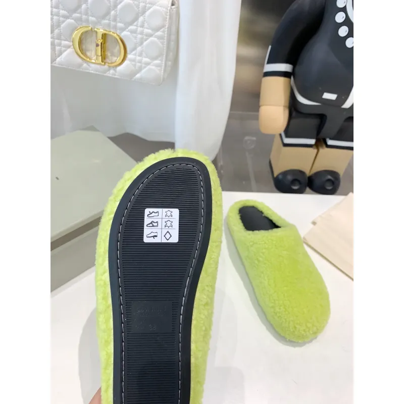Marni Fussbett Sabot Slide Green PB SBMS004601 LM071 00M24