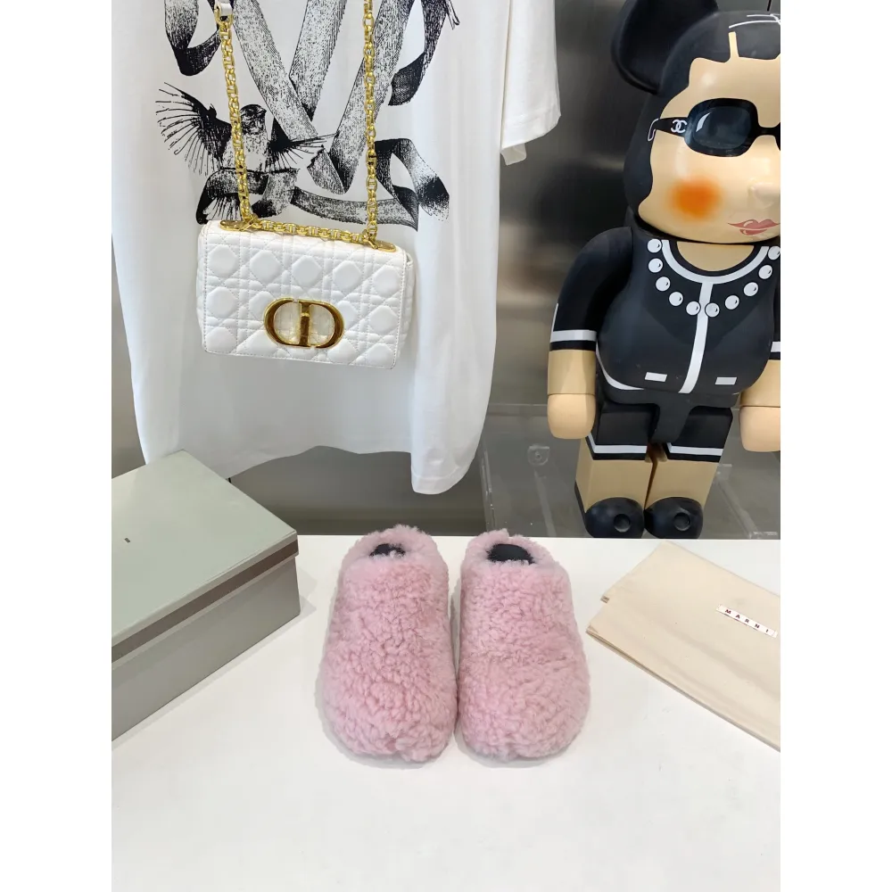 Marni Fussbett Sabot Slide Pink PB SBMS004601 LM071 00M24