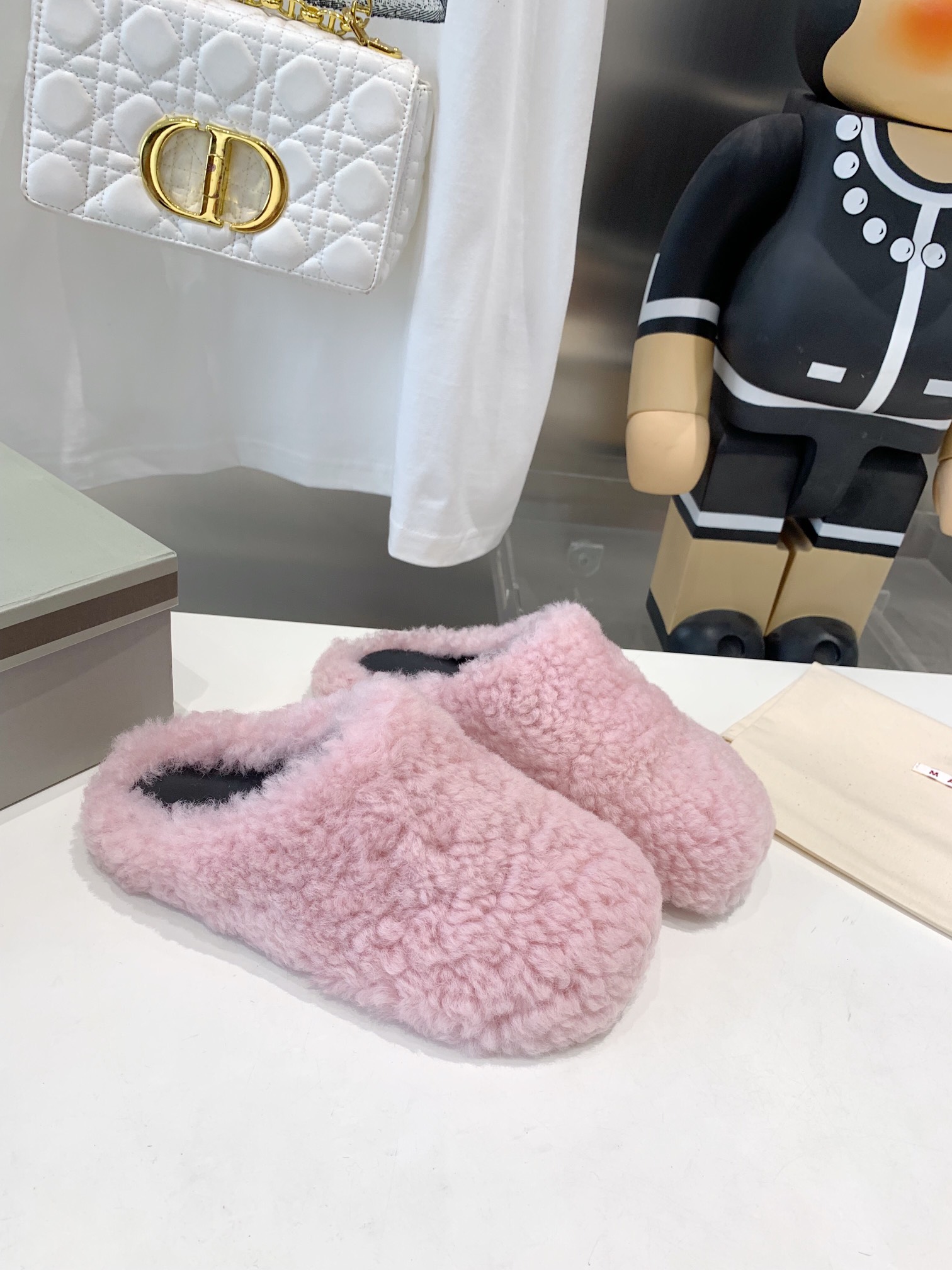 Marni Fussbett Sabot Slide Pink PB SBMS004601 LM071 00M24