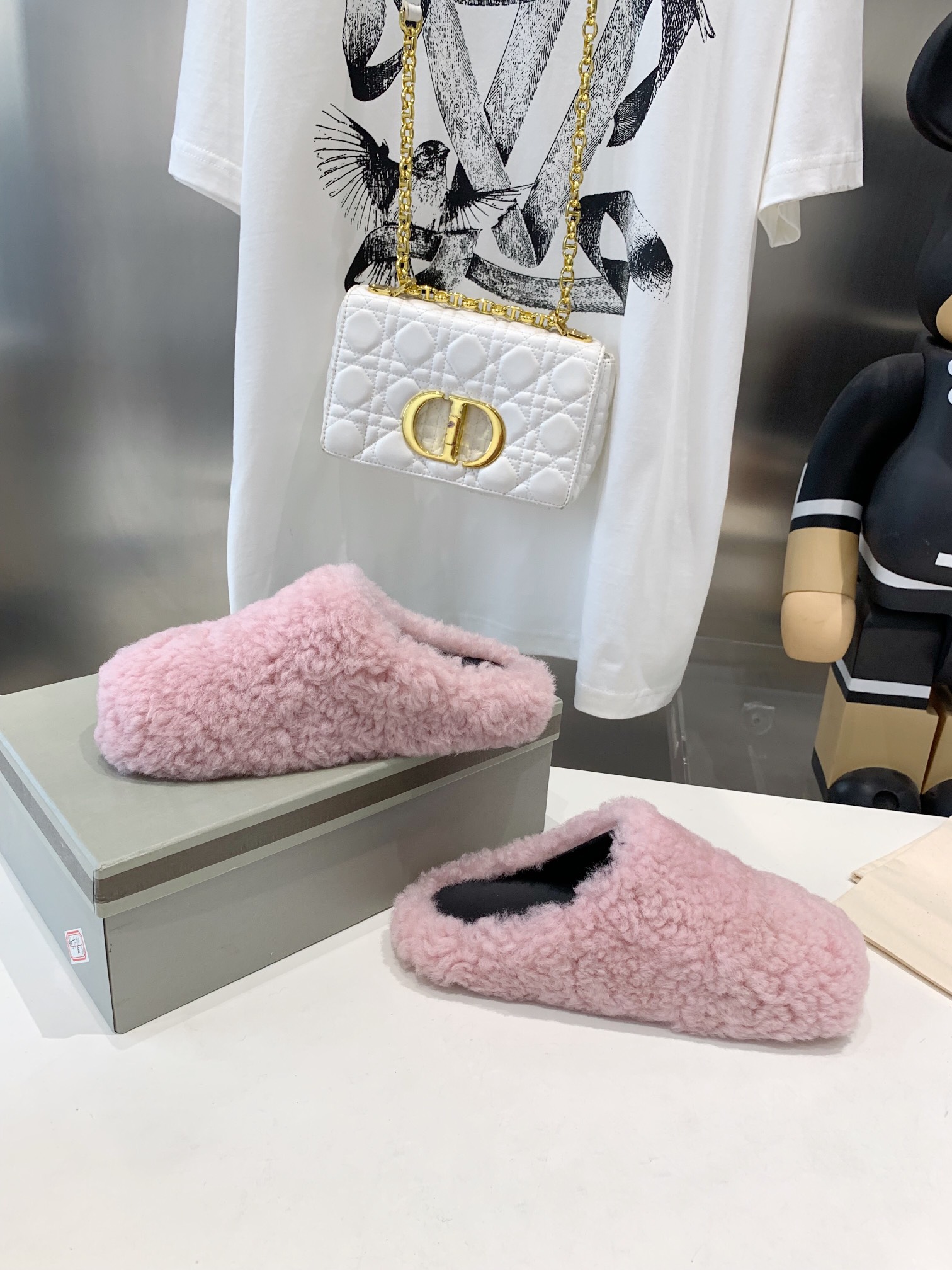 Marni Fussbett Sabot Slide Pink PB SBMS004601 LM071 00M24