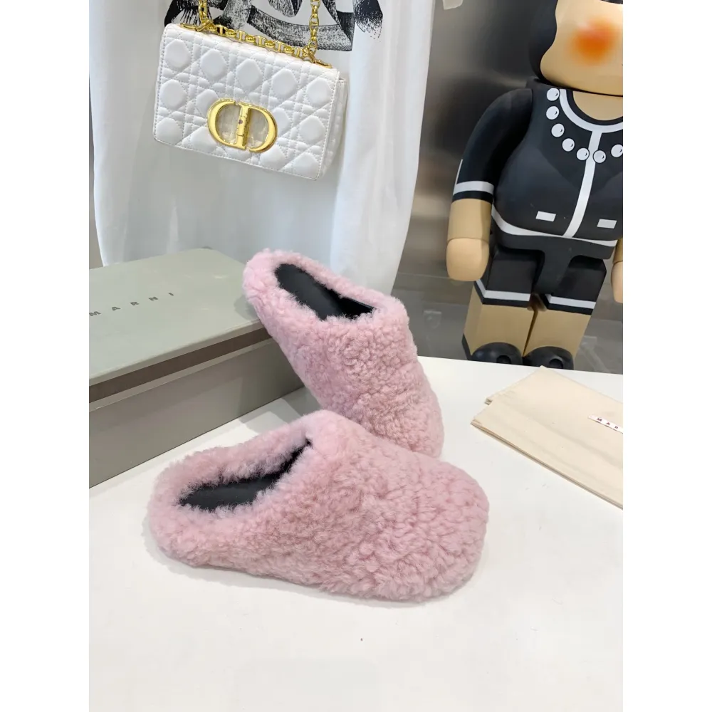 Marni Fussbett Sabot Slide Pink PB SBMS004601 LM071 00M24