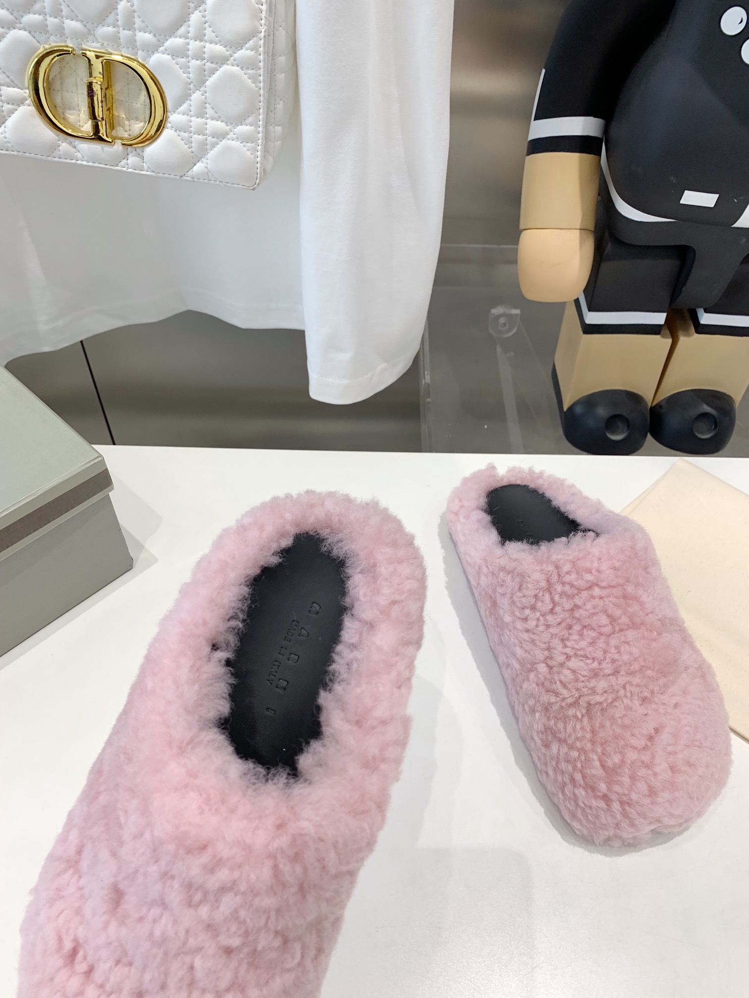 Marni Fussbett Sabot Slide Pink PB SBMS004601 LM071 00M24