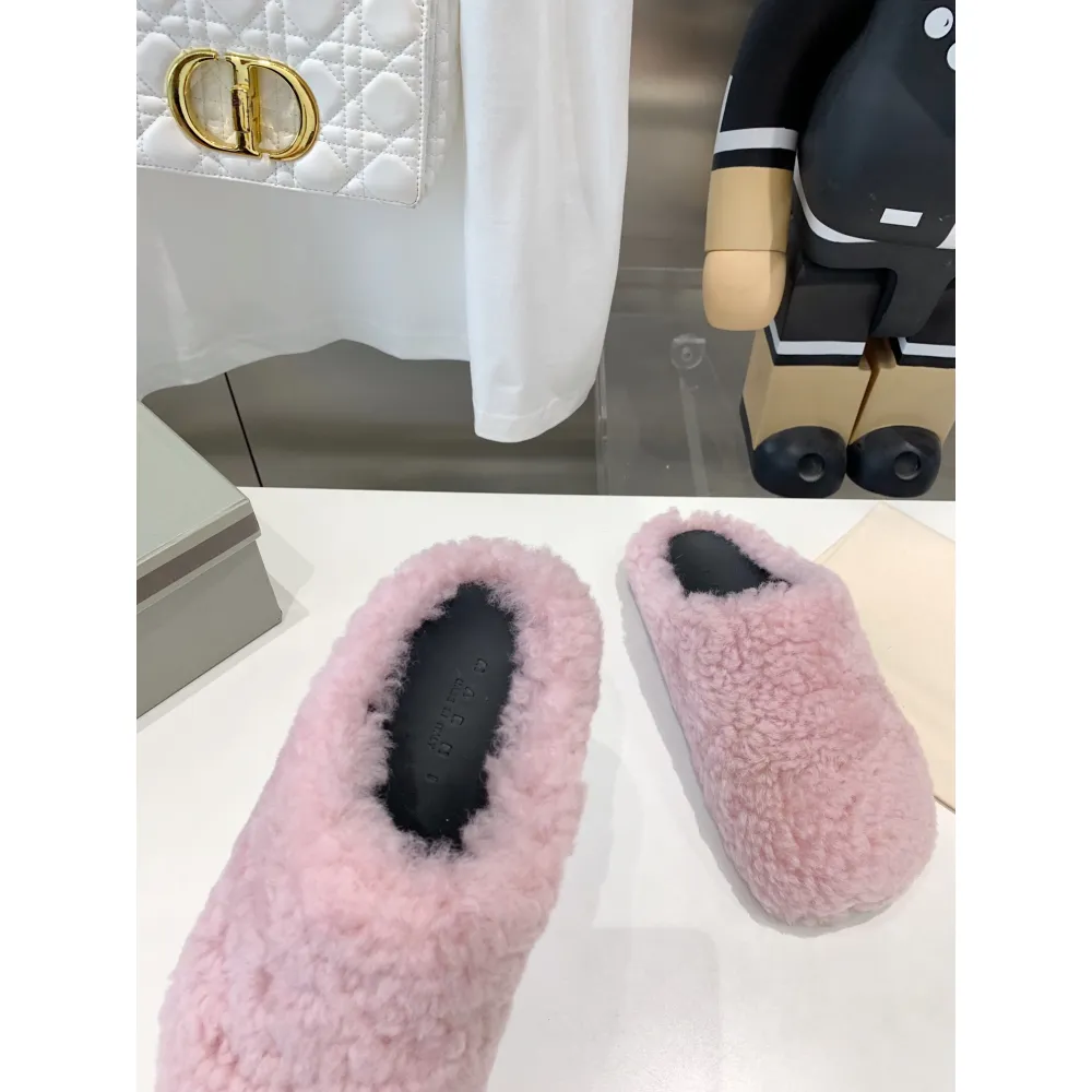 Marni Fussbett Sabot Slide Pink PB SBMS004601 LM071 00M24