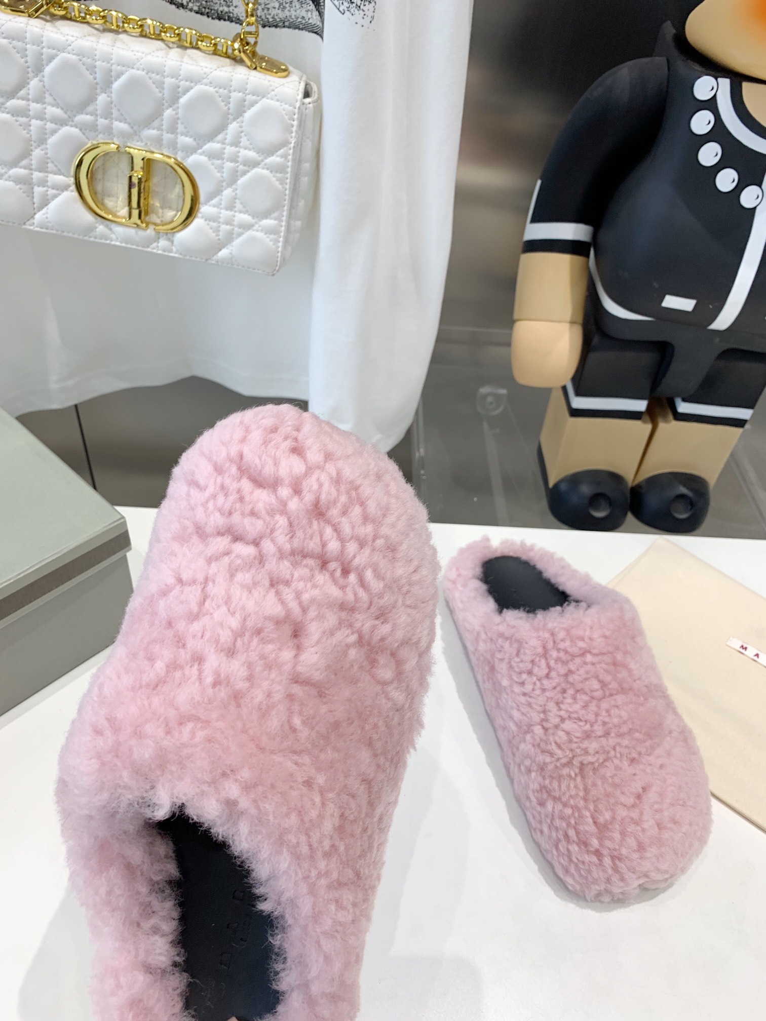 Marni Fussbett Sabot Slide Pink PB SBMS004601 LM071 00M24