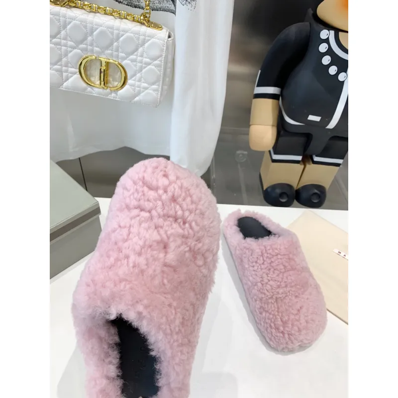 Marni Fussbett Sabot Slide Pink PB SBMS004601 LM071 00M24