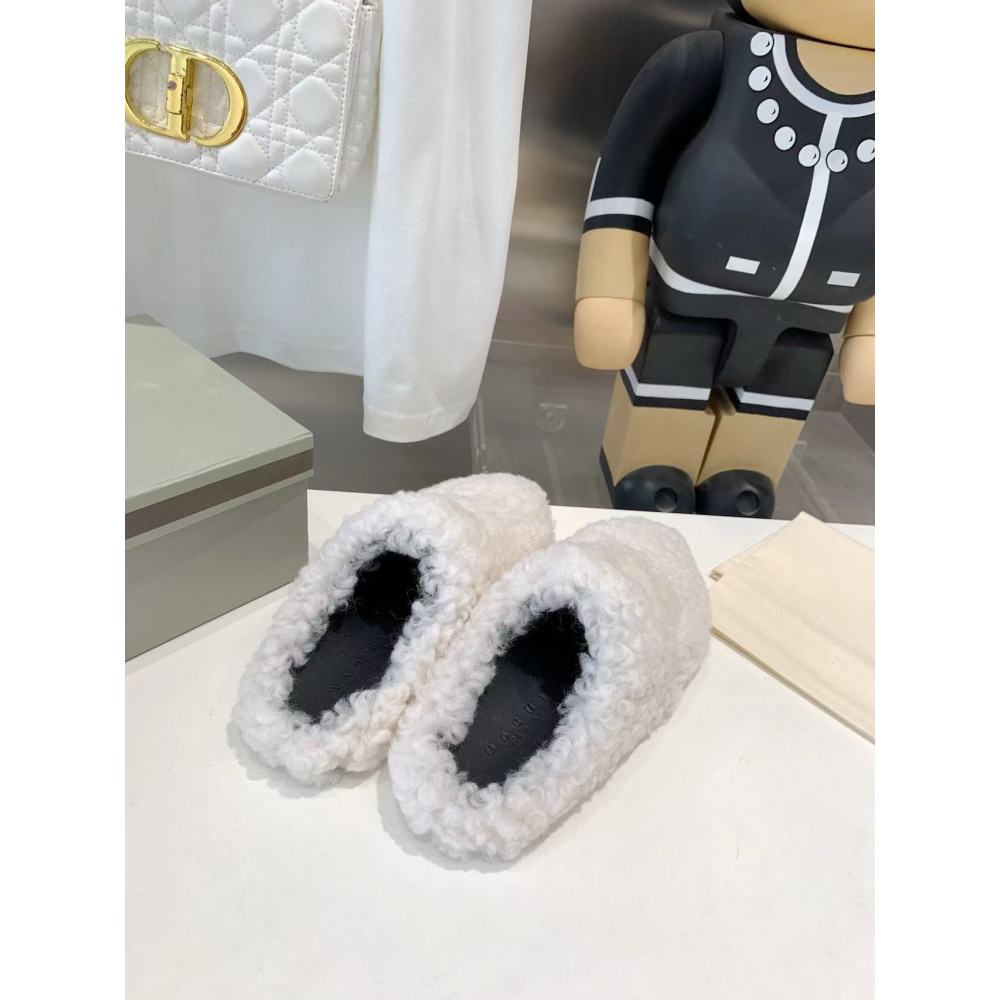 Marni Fussbett Sabot Slide White PB SBMS004601 LM071 00M24