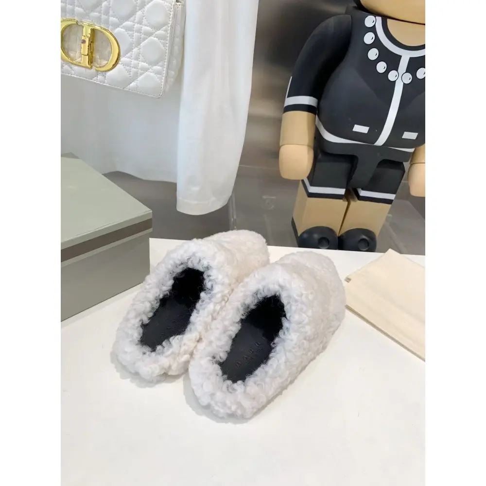 Marni Fussbett Sabot Slide White PB SBMS004601 LM071 00M24
