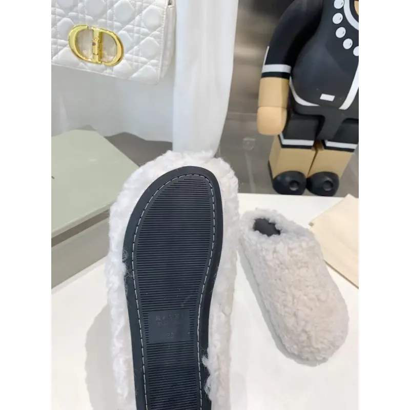Marni Fussbett Sabot Slide White PB SBMS004601 LM071 00M24