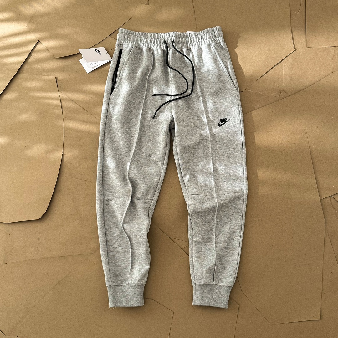 Nike Sportswear Women's Tech Fleece Windrunner Full-Zip Hoodie & Joggers Sweatpants Set Black/Grey/White YZ FB83397 FB8331